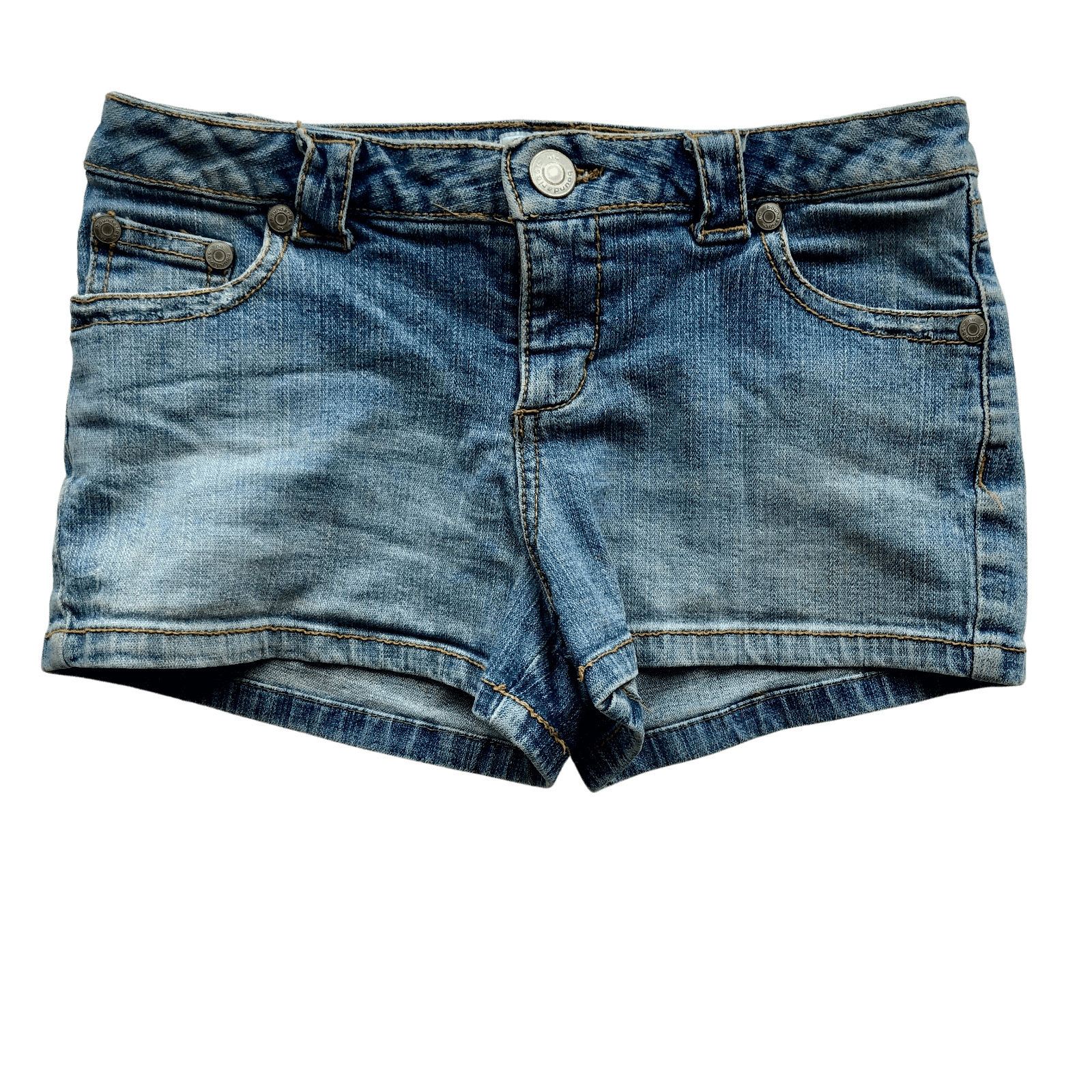 a pair of blue jean shorts